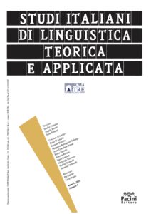 Studi Italiani di Linguistica Teorica e Applicata (SILTA)